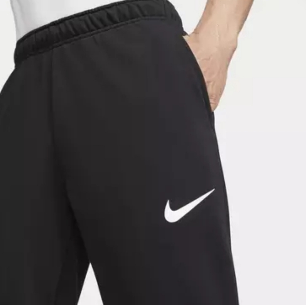 NWT Nike Men's Dri-Fit Tapered Fleece Black Training Jogger Pants Small - Picture 3 of 9